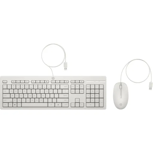 HP 225 Kabelová myš a klávesnice Cashmere White