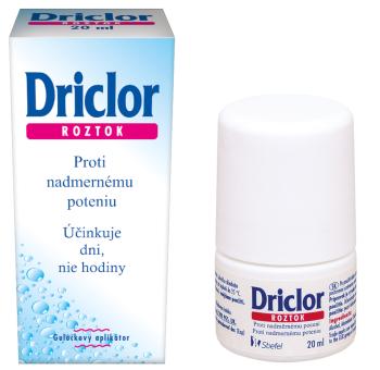 DRICLOR Roll-on antiperspirant pri nadmernom potení 20 ml