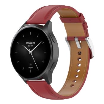 LEATHER Kožený remienok pre Xiaomi Watch 2 červený