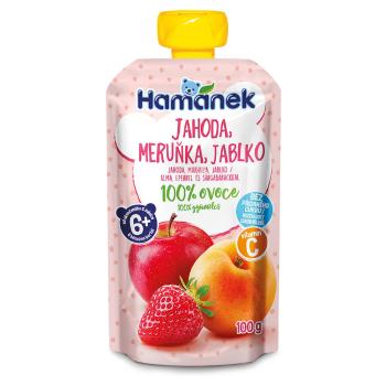 HAMÁNEK Jahoda s marhuľou 6m+ 100 g