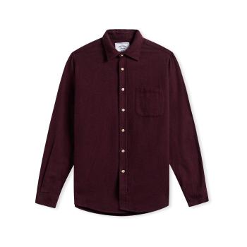 Portuguese Flannel  Teca Shirt - Bordeaux  Košele s dlhým rukávom Bordová