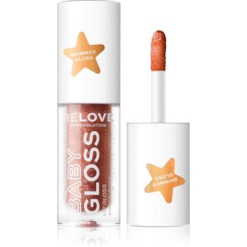 Revolution Relove Baby Gloss Shimmer trblietavý lesk na pery odtieň Pink Tulle 1.8 ml