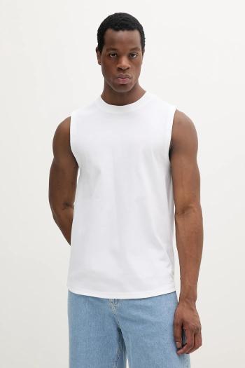 Bavlnené tričko Calvin Klein Jeans biela farba, J30J327283