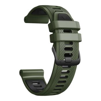 SPORTY Vymeniteľný silikónový remienok Garmin Forerunner 965 zelený