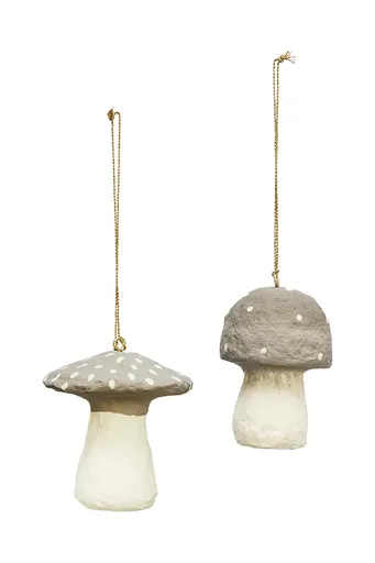 Sada vianočných príveskov Madam Stoltz 7,5 cm 3-pak