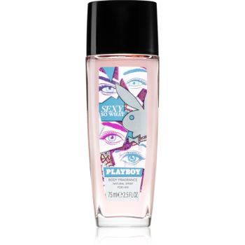 Playboy Sexy So What deodorant s rozprašovačom pre ženy 75 ml