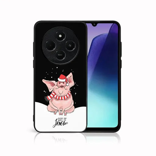 MY ART Kryt s vianočným dizajnom Xiaomi Redmi 14C / Poco C75 LET IT SNOW (075)