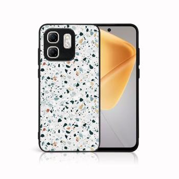 MY ART Ochranný kryt pre Infinix Hot 50i GREY TERRAZZO (163)