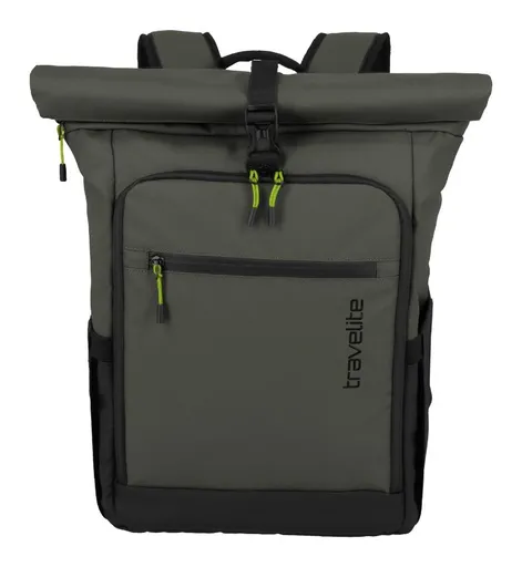 Rolovací ruksak Travelite Briize Backpack M Roll-Up Khaki