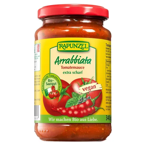 RAPUNZEL Arrabbiata omáčka na cestoviny BIO 340 g