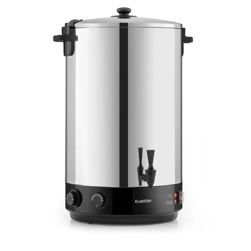 Klarstein KonfiStar 50, zavárací hrniec, dávkovač nápojov, 50 l, 110 °C, 120 min, nehrdzavejúca oceľ