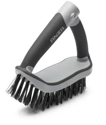 ANZA TWO-HAND WIRE BRUSH - Obojručná drôtená kefa šedý