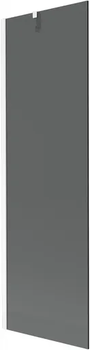 MEXEN/S - Next vaňová zástena FIX 60 x 150, grafit, biela 895-060-000-00-40-20