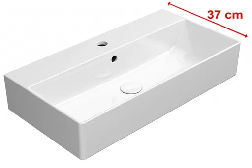 GSI - KUBE X keramické umývadlo 70x37cm, biela ExtraGlaze 9455111