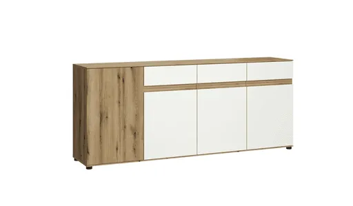 ArtExt Komoda CAMINO 4D3S | dub evoke/biela