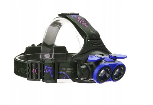 USB čelovka LED CREE, ľad typu 2x XM-L T6X