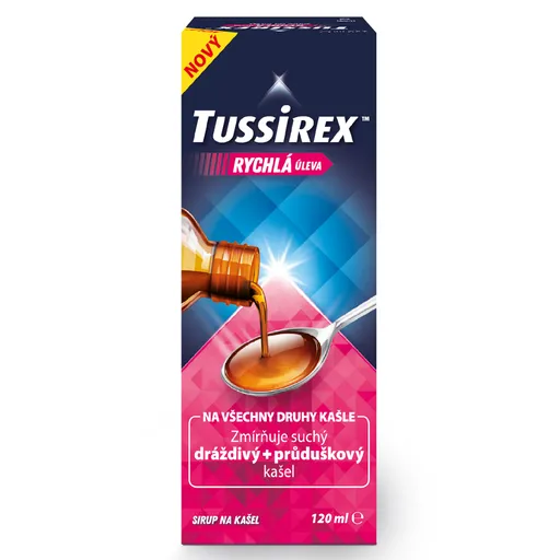 TUSSIREX Sirup na kašeľ 120 ml