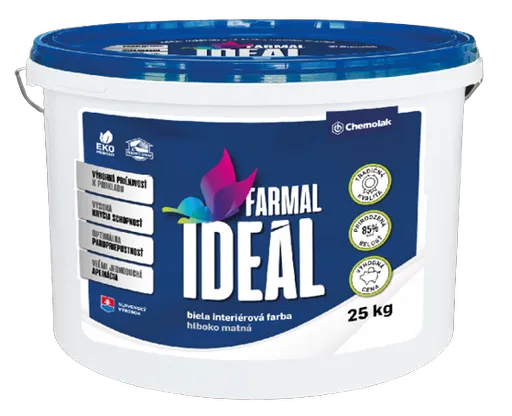 FARMAL IDEÁL - Matná interiérová farba biela 15 kg