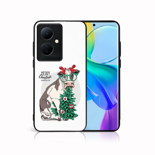MY ART Kryt s vianočným dizajnom Vivo V29 Lite 5G MERRY CHRISTMAS (074)