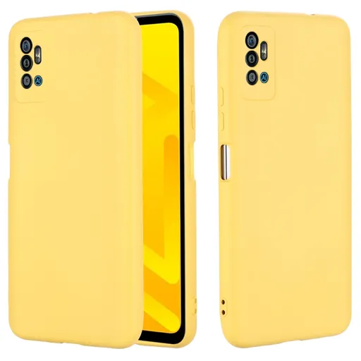 RUBBER Ochranný kryt pre ZTE Blade A51 2020 žltá