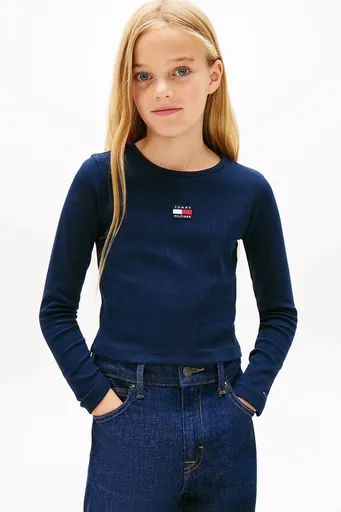 Detské tričko s dlhým rukávom Tommy Hilfiger