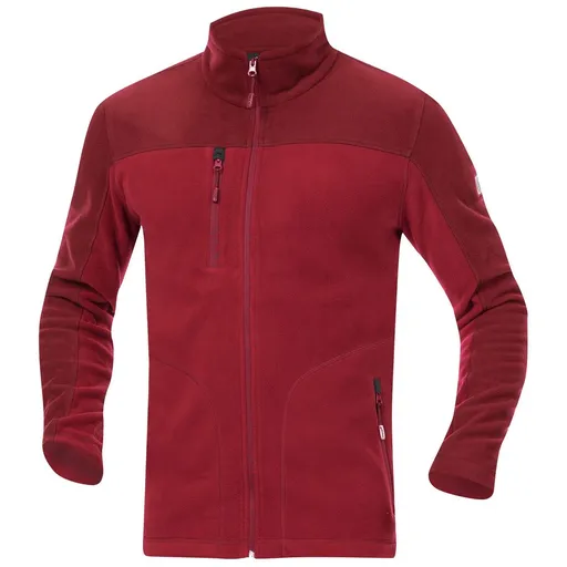 Ardon Pánska fleecová mikina Michael - Červená | 2XL