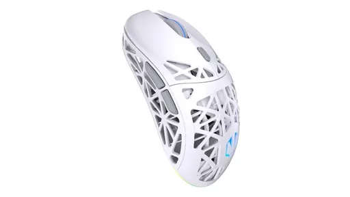 Endorfy Herná myš LIV Wireless Onyx White, Bezdrôtová, ARGB, biela