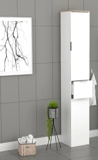 VCM Vysoká skříňka „Donali“, dub sonoma