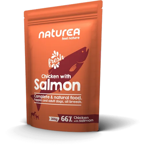 Naturea Chicken with salmon kapsička pre psy - kuracie s lososom 300 g