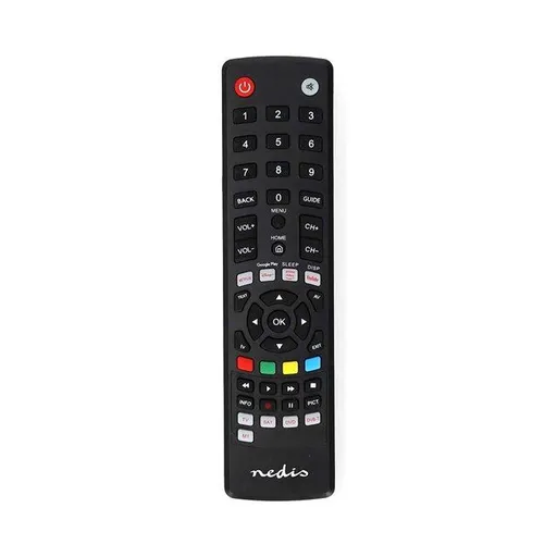 Nedis TVRC2340BK - Univerzálny diaľkový ovládač | Vopred naprogramovaný | Ovládanie 4 Zariadenia