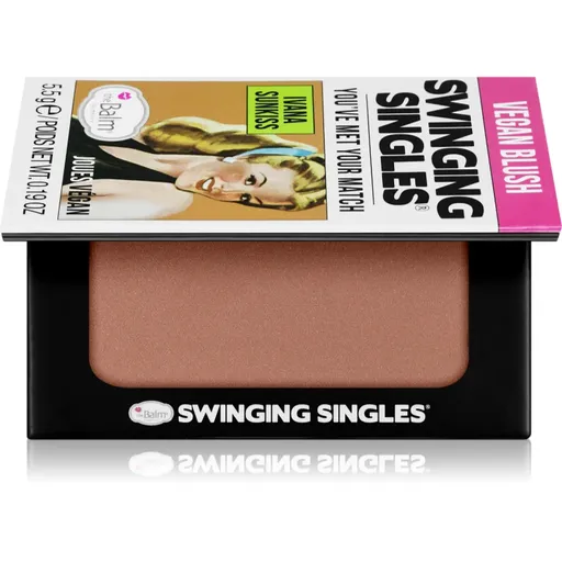 theBalm Swinging Singles Blush kompaktná lícenka odtieň Ivana Sunkiss 5.5 g