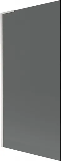 MEXEN/S - Next L vaňová zástena FIX 90 x 150, grafit, nikel kefovaná 895-090-000-03-40-97
