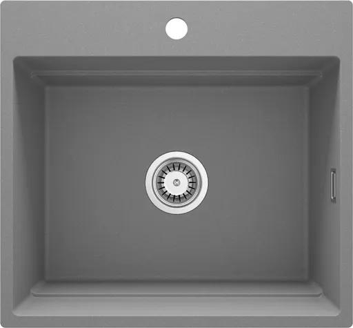 DEANTE DEANTE - Magnetic metaliclá šedá - Granitový drez, jednokomorový ZRM_S10A