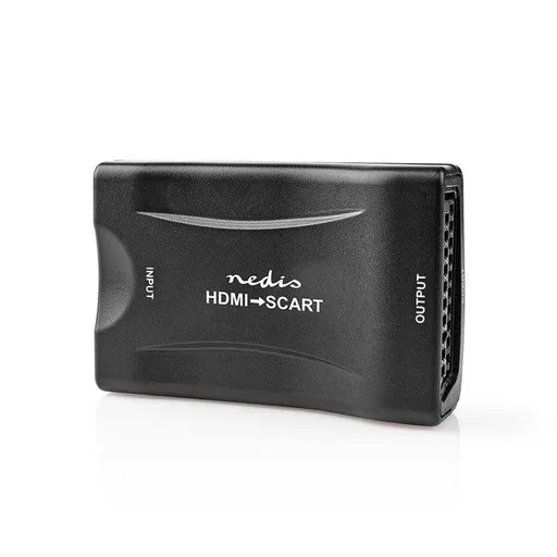 Nedis VCON3461BK - HDMI™ Prevodník | Vstup HDMI ™ | SCART Zásuvka | 1cestný | 1080p | 1.2 Gbps | ABS | Čierna