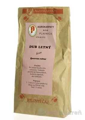 AGROKARPATY DUB LETNÝ kôra, 100g