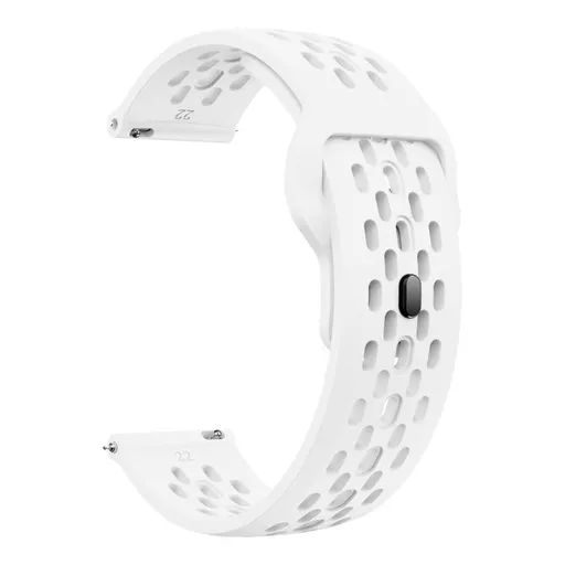 AIRY Univerzálny silikónový remienok pre hodinky so šírkou 20mm biely