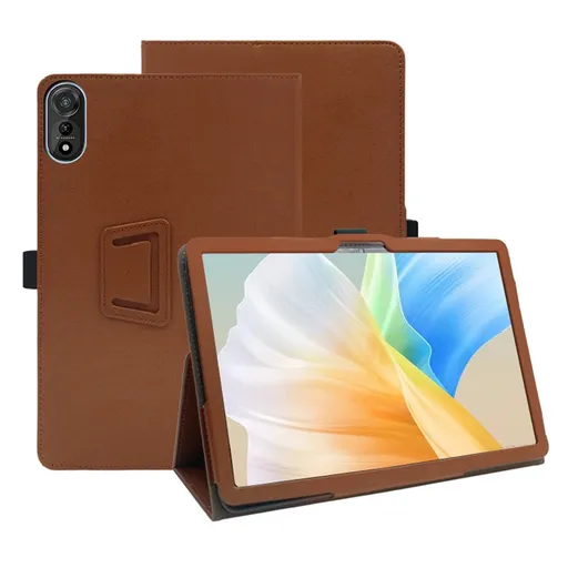 CLEVER Zaklápacie puzdro pre Blackview Mega 2 hnedé