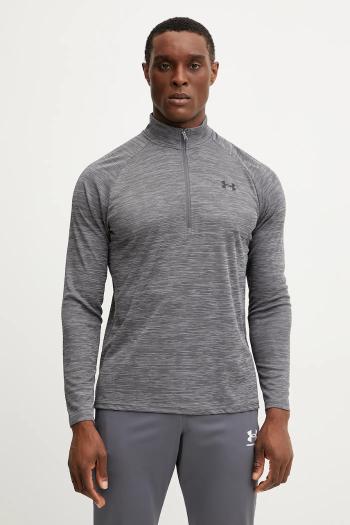 Tréningová mikina Under Armour Tech Textured šedá farba, vzorovaná, 1382797