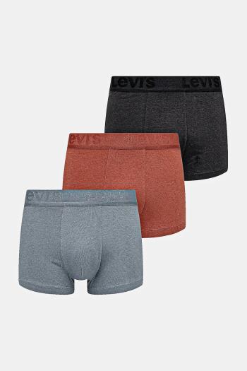Boxerky Levi's 3-pak pánske, čierna farba, 37149-1129