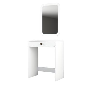 Kozmetický stolík Lisbon Mirror White