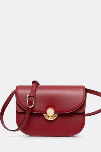 Kožená kabelka Furla bordová farba, WB01355.BX0428.4021S