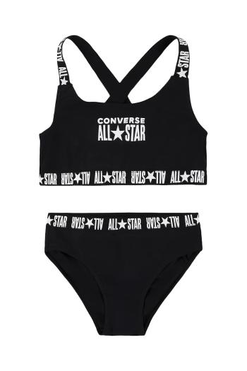 Dvojdielne detské plavky Converse čierna farba, 4CD457