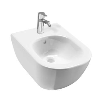 JIKA - Mio Závesný bidet, otvor na batériu, biela H8317120003021