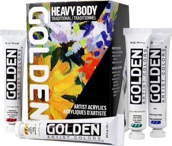 Golden Artist Colors Heavy Body Traditional Sada akrylových farieb 7 x 22 ml