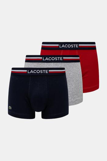 Boxerky Lacoste 3-pak pánske, tmavomodrá farba