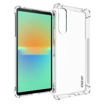 ENKAY AIRBAG Extra odolný kryt Sony Xperia 10 V priehľadný