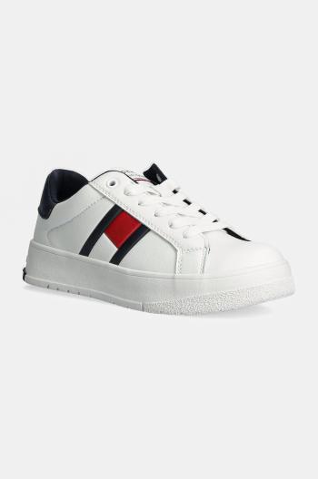 Detské tenisky Tommy Hilfiger biela farba, T3X9-33637