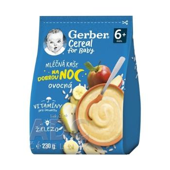 Gerber Cereal Mliečna KAŠA Dobrú noc Ovocná