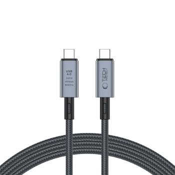 Tech-Protect Ultraboost Max kábel USB 4.0 8K / USB-C 240W 2m, šedý