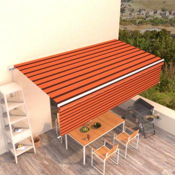 Ručne zaťahovacia markíza s roletou 450x300 cm Dekorhome
